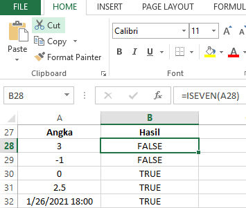 FUNGSI INFORMASI PADA EXCEL (part 2)